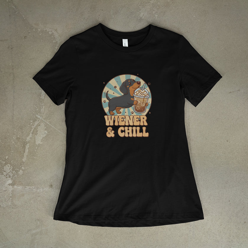 dachshund and coffee