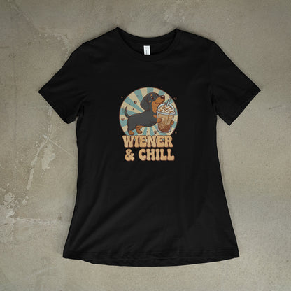 dachshund and coffee